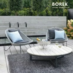 Garten Klubsessel Von Borek - Edelstahl - Grau - Mit Auflage - Pasturo Klubsessel -GARTENTRAUM Verkäufe garten klubsessel von borek edelstahl grau mit auflage pasturo klubsessel3
