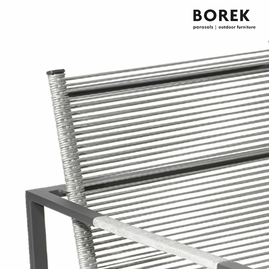 Garten Lounge Sessel Von Borek - Inkl. Kissen - Aluminium - Anthrazit Grau - Andria Klubsessel 4 Garten Lounge Sessel Von Borek - Inkl. Kissen - Aluminium - Anthrazit Grau - Andria Klubsessel – Bild 2