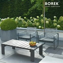 Garten Lounge Sessel Von Borek - Inkl. Kissen - Aluminium - Anthrazit Grau - Andria Klubsessel 7 Garten Lounge Sessel Von Borek - Inkl. Kissen - Aluminium - Anthrazit Grau - Andria Klubsessel -GARTENTRAUM Verkäufe garten lounge sessel von borek inkl kissen aluminium anthrazit grau andria klubsessel3