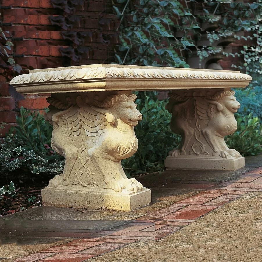 Garten Sitzbank Antik Stein - Whitesands Bay 3 Garten Sitzbank Antik Stein - Whitesands Bay