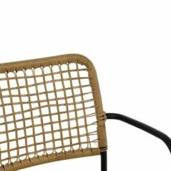 Garten Stapelstuhl Aus Eisen Mit Braunem Geflecht - Gartenstuhl Jisun -GARTENTRAUM Verkäufe garten stapelstuhl aus eisen mit braunem geflecht gartenstuhl jisun2