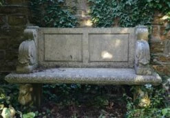 Garten Steinbank Mit Lehne - Raynham Hall -GARTENTRAUM Verkäufe garten steinbank mit lehne raynham hall2