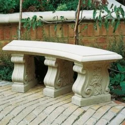 Garten Steinbank Rund - Brighton Hall