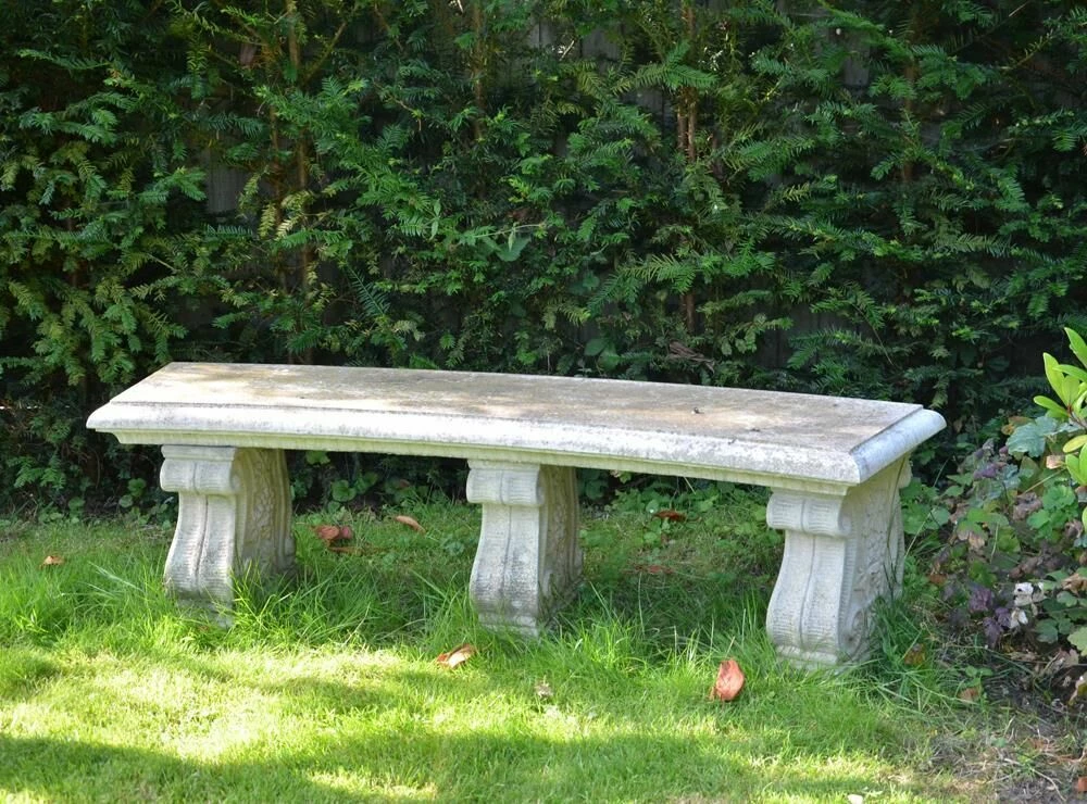 Garten Steinbank Rund - Brighton Hall 4 Garten Steinbank Rund - Brighton Hall – Bild 2