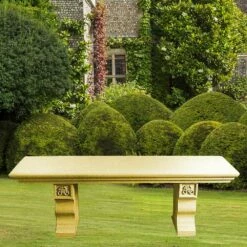 Garten Steinbank Sandstein