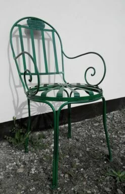 Garten Stuhl Aus Schmiedeeisen Im Antik Design - Flavienne -GARTENTRAUM Verkäufe garten stuhl aus schmiedeeisen im antik design flavienne5