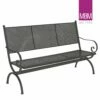 Gartenbank 3 Sitzer Mit Lehne - MBM - Metall/Eisen - 171x68x101cm - Gartenbank Romeo -GARTENTRAUM Verkäufe gartenbank 3 sitzer mit lehne mbm metall eisen 171x68x101cm gartenbank romeo