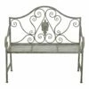 Gartenbank Für 2 Personen Aus Metall Mit Antik-Finish - Winama -GARTENTRAUM Verkäufe gartenbank fuer 2 personen aus metall mit antik finish winama