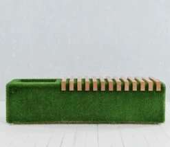 Gartenbank Mit Kasten - Holz, GFK & Kunstrasen - Grün - Feodor -GARTENTRAUM Verkäufe gartenbank mit kasten holz gfk kunstrasen gruen feodor2