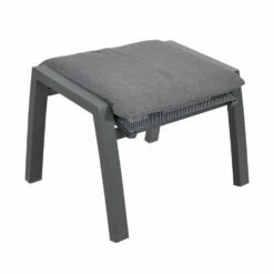 Gartenhocker Dunkelgrau Aus Aluminium - Hocker Omare