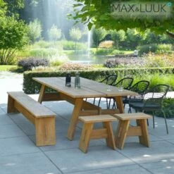 Gartenhocker Ohne Lehne - Teakholz - Max&Luuk - Finn Hocker -GARTENTRAUM Verkäufe gartenhocker ohne lehne teakholz max luuk finn hocker3