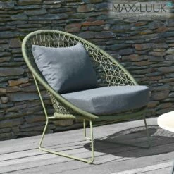 Gartenlounge Sessel Aus Alu & Seil Mit Kissen - Max&Luuk - Nora Loungesessel -GARTENTRAUM Verkäufe gartenlounge sessel aus alu seil mit kissen max luuk nora loungesessel4