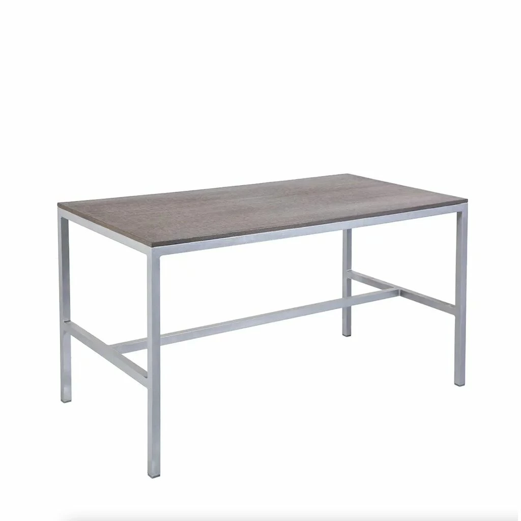 Gartenmöbel Set Aus Aluminium & Resysta - MBM - Gartentisch & 2 Bänke - Dice Dining Set 4 Gartenmöbel Set Aus Aluminium & Resysta - MBM - Gartentisch & 2 Bänke - Dice Dining Set – Bild 2