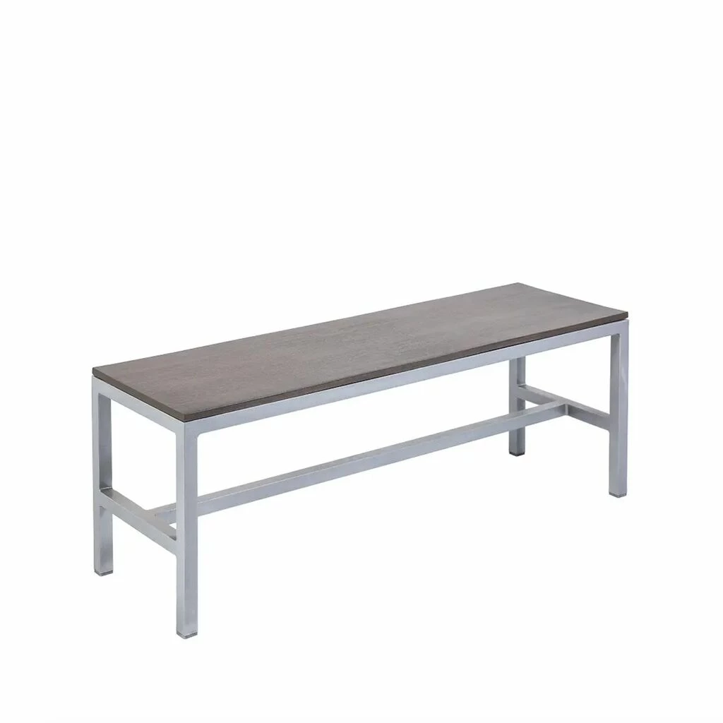 Gartenmöbel Set Aus Aluminium & Resysta - MBM - Gartentisch & 2 Bänke - Dice Dining Set 5 Gartenmöbel Set Aus Aluminium & Resysta - MBM - Gartentisch & 2 Bänke - Dice Dining Set – Bild 3