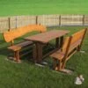 Gartenmöbel-Set Aus Eiche - Gartentisch Und Holzbänke - Sitzgarnitur Lancelot -GARTENTRAUM Verkäufe gartenmoebel set aus eiche gartentisch und holzbaenke sitzgarnitur lancelot
