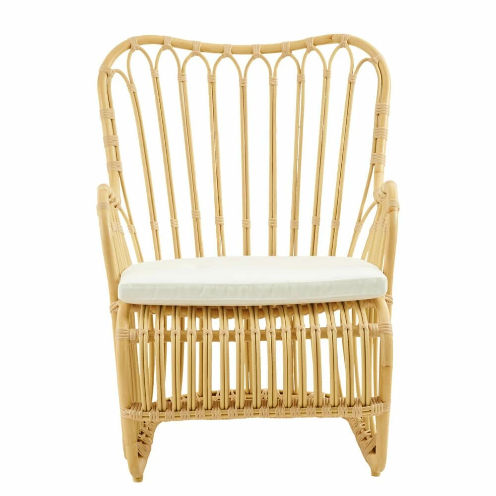 Gartensessel Für Die Lounge Aus Alu Rattan In Der Farbe Hellbraun - Gartensessel Fillip 4 Gartensessel Für Die Lounge Aus Alu Rattan In Der Farbe Hellbraun - Gartensessel Fillip – Bild 2