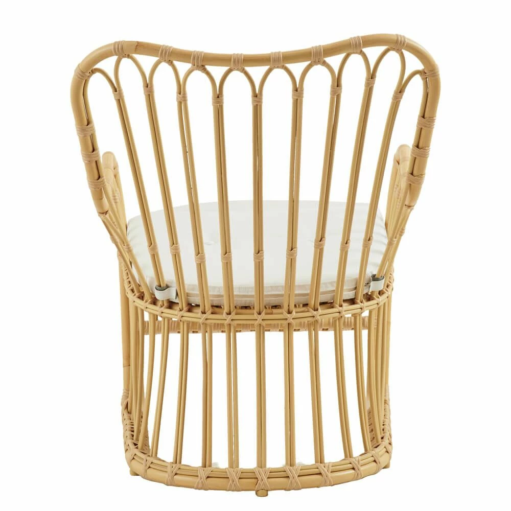 Gartensessel Für Die Lounge Aus Alu Rattan In Der Farbe Hellbraun - Gartensessel Fillip 6 Gartensessel Für Die Lounge Aus Alu Rattan In Der Farbe Hellbraun - Gartensessel Fillip – Bild 4