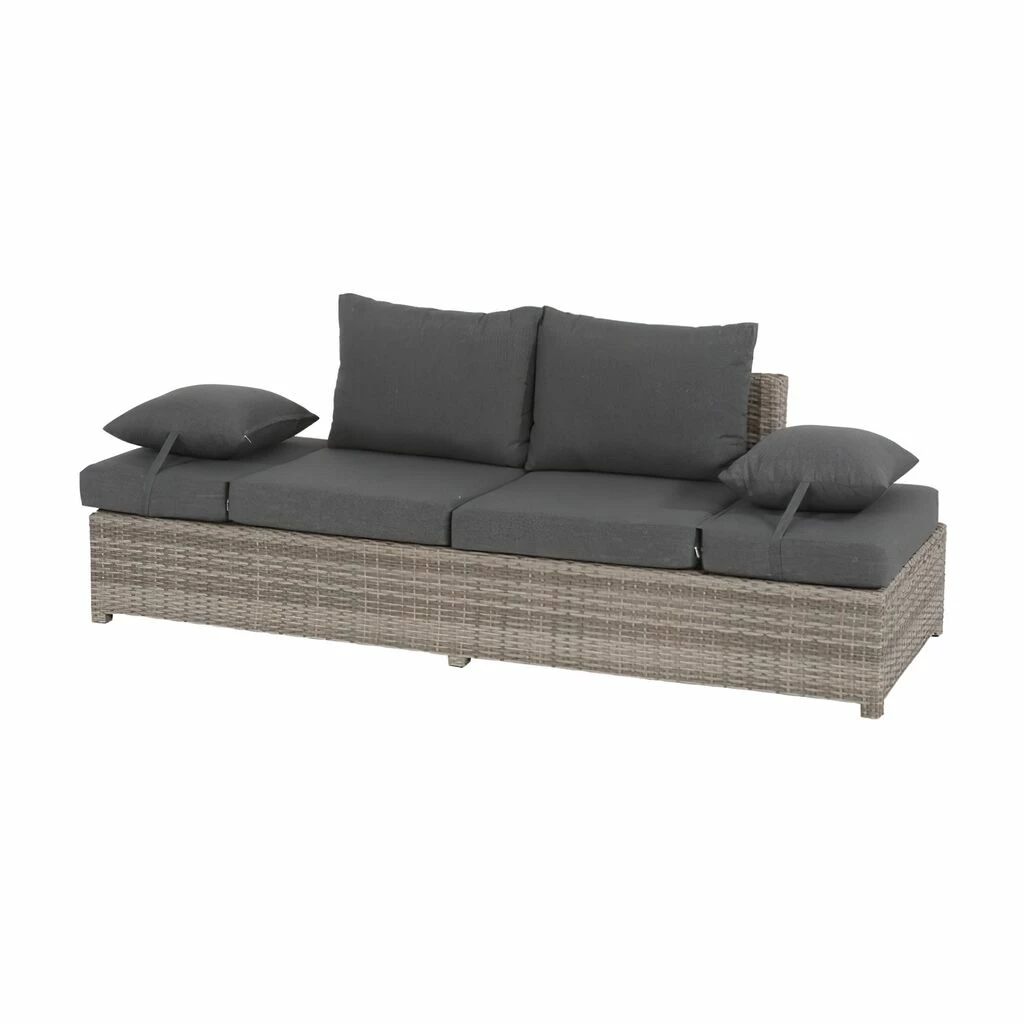 Gartensofa Mit Verstellbaren Kopfteilen - Liegesofa Louis 3 Gartensofa Mit Verstellbaren Kopfteilen - Liegesofa Louis