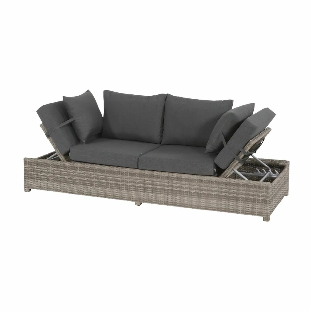 Gartensofa Mit Verstellbaren Kopfteilen - Liegesofa Louis 4 Gartensofa Mit Verstellbaren Kopfteilen - Liegesofa Louis – Bild 2