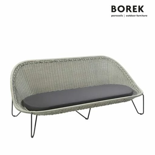 Gartensofa Von Borek - Edelstahl - Mit Polster Auflage - Grau - Pasturo Sofa -GARTENTRAUM Verkäufe gartensofa von borek edelstahl mit polster auflage grau pasturo sofa