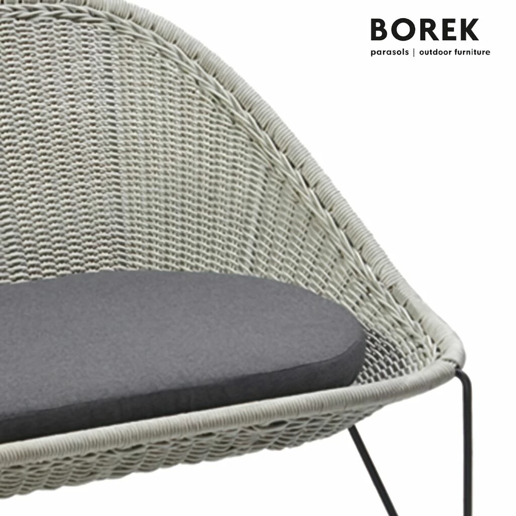 Gartensofa Von Borek - Edelstahl - Mit Polster Auflage - Grau - Pasturo Sofa 4 Gartensofa Von Borek - Edelstahl - Mit Polster Auflage - Grau - Pasturo Sofa – Bild 2