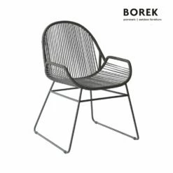 Gartenstuhl Anthrazit Mit Ardenza-Rope - Stuhl Silves