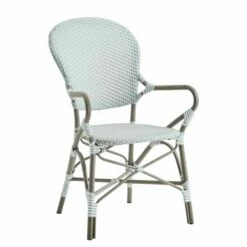 Gartenstuhl Mit Armlehnen Und Dot Muster Zum Stapeln - Gartensessel Karina