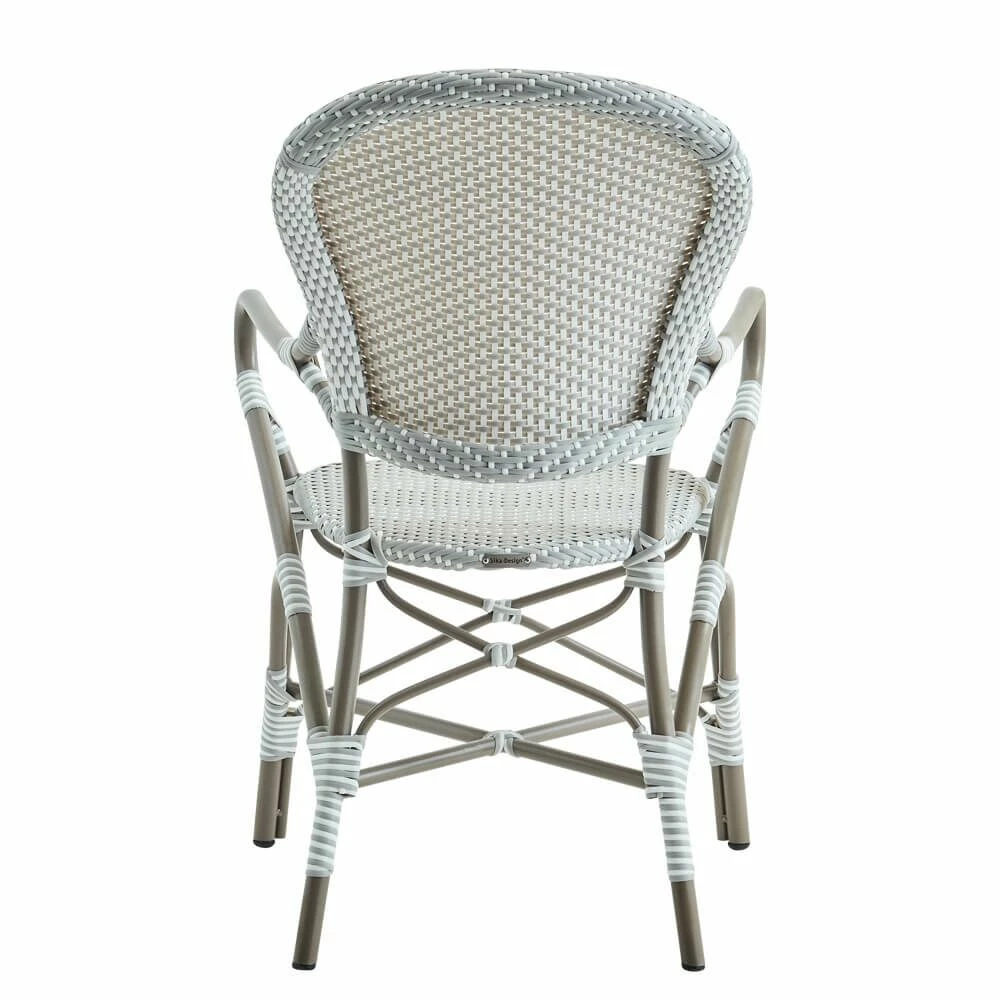 Gartenstuhl Mit Armlehnen Und Dot Muster Zum Stapeln - Gartensessel Karina 6 Gartenstuhl Mit Armlehnen Und Dot Muster Zum Stapeln - Gartensessel Karina – Bild 4