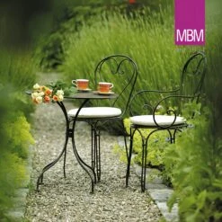 Gartenstuhl Schmiedeeisen Von MBM - Landhaus Stil - Stapelbar - Stuhl Boulevard -GARTENTRAUM Verkäufe gartenstuhl schmiedeeisen von mbm landhaus stil stapelbar stuhl boulevard2
