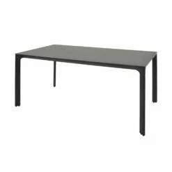 Gartentisch Mit Keramik-Platte - Schwarz/Anthrazit - Esstisch Venu