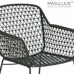 Geflochtener Gartensessel Aus Stahl Mit Armlehnen Von Max & Luuk - Austin Stuhl 7 Geflochtener Gartensessel Aus Stahl Mit Armlehnen Von Max & Luuk - Austin Stuhl -GARTENTRAUM Verkäufe geflochtener gartensessel aus stahl mit armlehnen von max luuk austin stuhl2