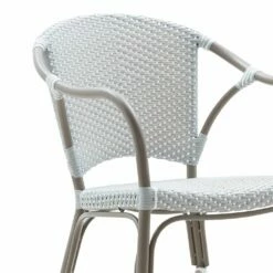 Geflochtener Outdoorsessel Zum Stapeln Aus Aluminium - Gartensessel Peder -GARTENTRAUM Verkäufe geflochtener outdoorsessel zum stapeln aus aluminium gartensessel peder2