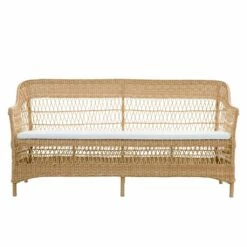 Geflochtenes Garten Loungesofa Für Drei Personen Aus Aluminium Und Wetterfestem Rattan - 3-Sitzer Hedda -GARTENTRAUM Verkäufe geflochtenes garten loungesofa fuer drei personen aus aluminium und wetterfestem rattan 3 sitzer hedda3