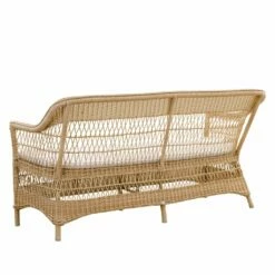 Geflochtenes Garten Loungesofa Für Drei Personen Aus Aluminium Und Wetterfestem Rattan - 3-Sitzer Hedda -GARTENTRAUM Verkäufe geflochtenes garten loungesofa fuer drei personen aus aluminium und wetterfestem rattan 3 sitzer hedda5
