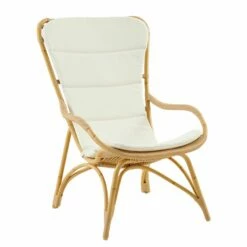 Gemütlicher Gartensessel Aus Aluminium In Hellbraun - Gartensessel Elina