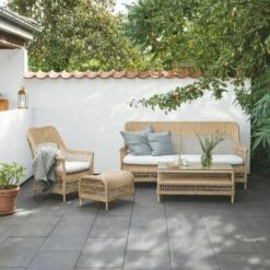 Gemütlicher Geflechtsessel In Rattan Optik Für Den Outdoor Gebrauch - Sessel Anike -GARTENTRAUM Verkäufe gemuetlicher geflechtsessel in rattan optik fuer den outdoor gebrauch sessel anike6