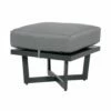 Grauer Alu-Loungehocker Mit Kissen - Gartenhocker Briun -GARTENTRAUM Verkäufe grauer alu loungehocker mit kissen gartenhocker briun