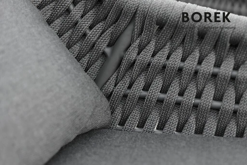 Grauer Ardenza-Seil Outdoor-Sessel Von Borek - Sessel Estoril 4 Grauer Ardenza-Seil Outdoor-Sessel Von Borek - Sessel Estoril – Bild 2