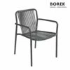 Grauer Borek Stapelstuhl Aus Aluminium Mit Armlehnen - Frias Stapelstuhl 2 Grauer Borek Stapelstuhl Aus Aluminium Mit Armlehnen - Frias Stapelstuhl -GARTENTRAUM Verkäufe grauer borek stapelstuhl aus aluminium mit armlehnen frias stapelstuhl