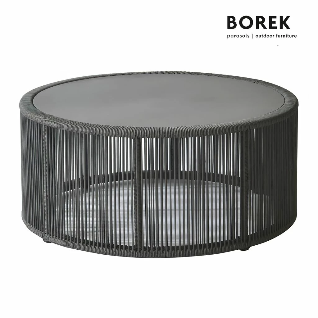 Grauer Loungetisch Mit Ardenza-Rope - Loungetisch Lagos 3 Grauer Loungetisch Mit Ardenza-Rope - Loungetisch Lagos