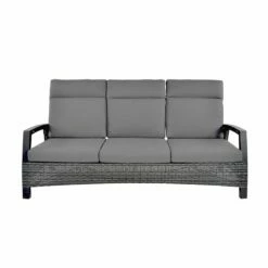 Große Gartencouch Mit Verstellbaren Lehnen - 3-Sitzer Flero