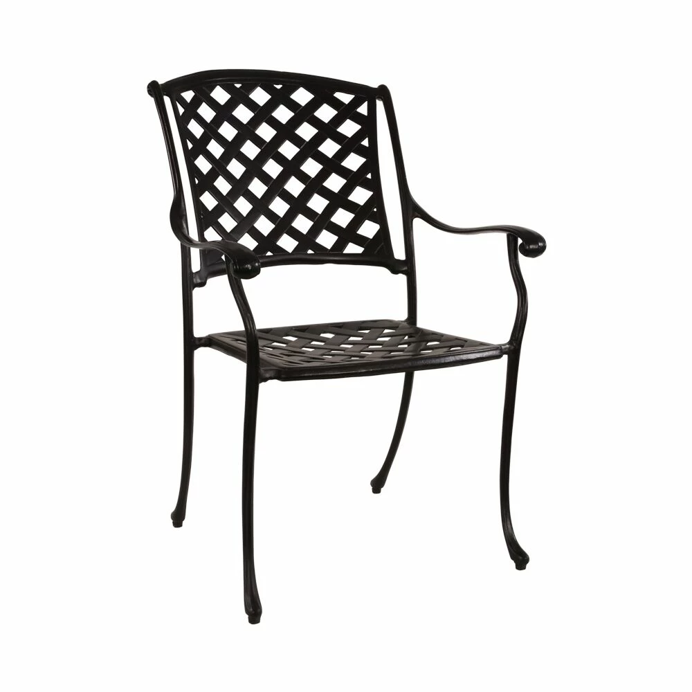 Große Landhaus Sitzgruppe Für 6 Personen Aus Aluminium Schwarz - Kings Bistroro 5 Große Landhaus Sitzgruppe Für 6 Personen Aus Aluminium Schwarz - Kings Bistroro – Bild 3