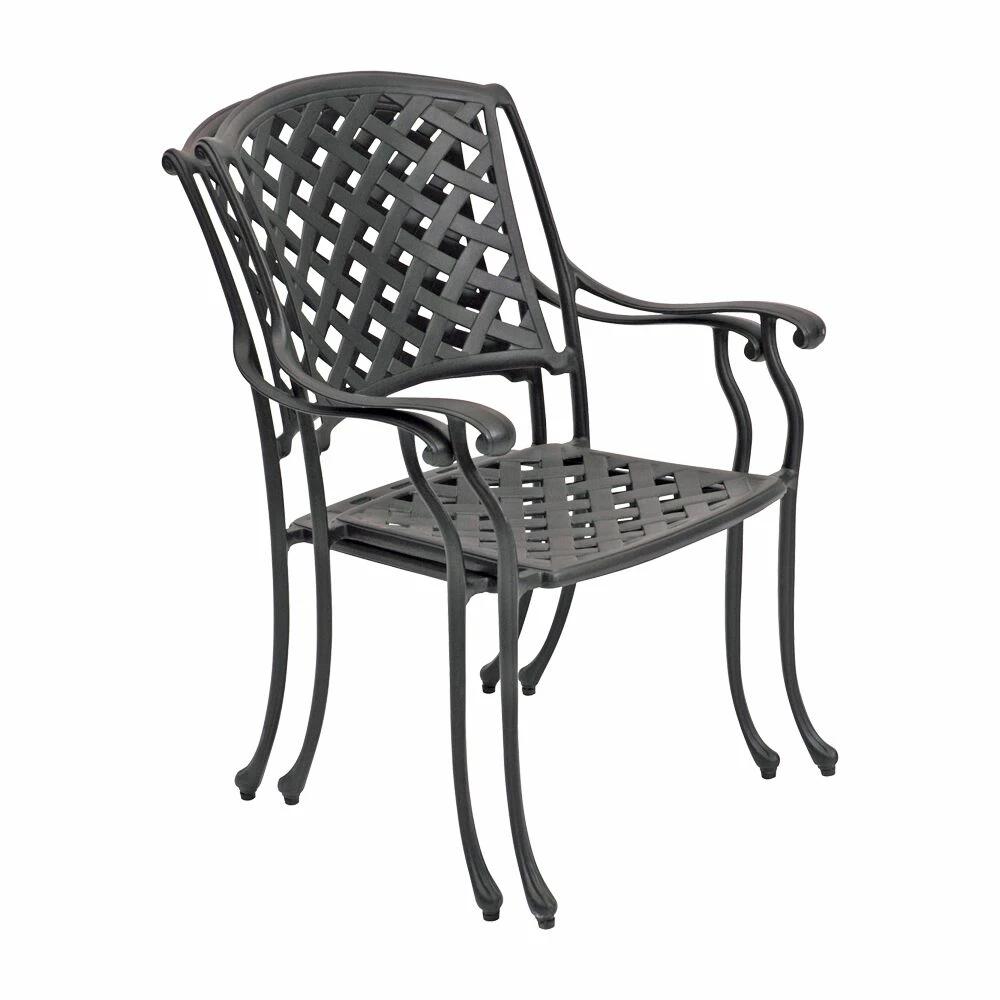 Große Landhaus Sitzgruppe Für 6 Personen Aus Aluminium Schwarz - Kings Bistroro 6 Große Landhaus Sitzgruppe Für 6 Personen Aus Aluminium Schwarz - Kings Bistroro – Bild 4