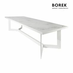 Großer Esstisch Eckig Von Borek Mit Alu/Dekton - Esstisch Arta
