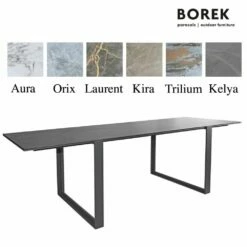 Großer Esstisch Für Den Garten Aus Aluminium Und Dekton Von Borek - Faro Esstisch -GARTENTRAUM Verkäufe grosser esstisch fuer den garten aus aluminium und dekton von borek faro esstisch2