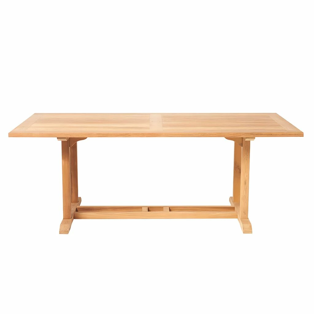 Großer Garten Holztisch - 200x100cm - Teakholz - Luke Gartentisch 5 Großer Garten Holztisch - 200x100cm - Teakholz - Luke Gartentisch – Bild 3