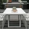 Großer Gartentisch Aus Aluminium - Borek - 75x305x100cm - Modern - Weiß - Samos Tisch -GARTENTRAUM Verkäufe grosser gartentisch aus aluminium borek 75x305x100cm modern weiss samos tisch