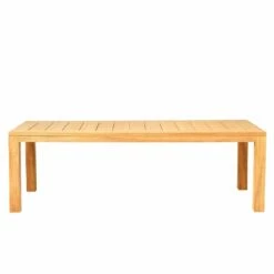 Großer Stabiler Gartentisch Aus Teakholz - Eckig - Ella Gartentisch