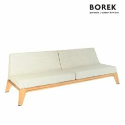 Großes Rollbares Borek Loungesofa Mit Kissen Für Garten Und Terrasse - Hybrid Loungesofa