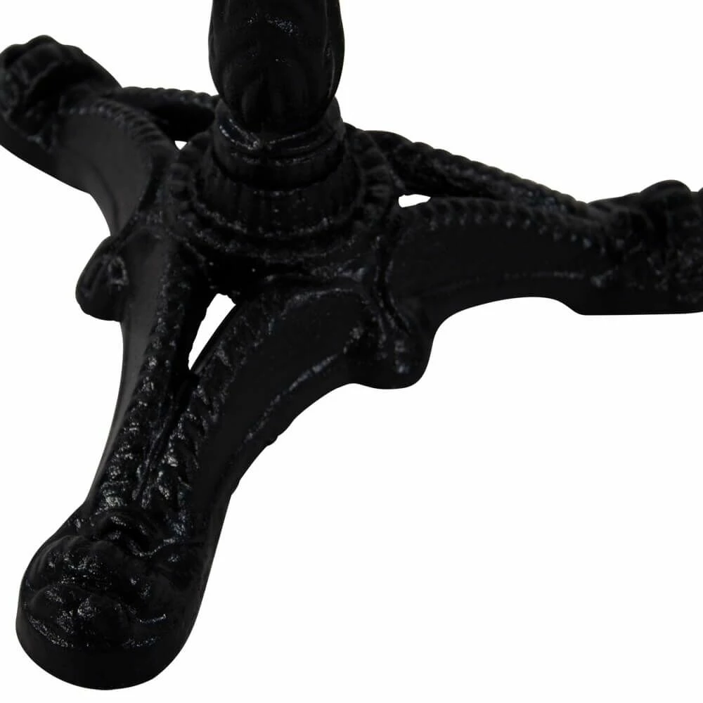 Gußeisen Beistelltisch Mit Weißer Marmorplatte - Beistelltisch Audra 5 Gußeisen Beistelltisch Mit Weißer Marmorplatte - Beistelltisch Audra – Bild 3